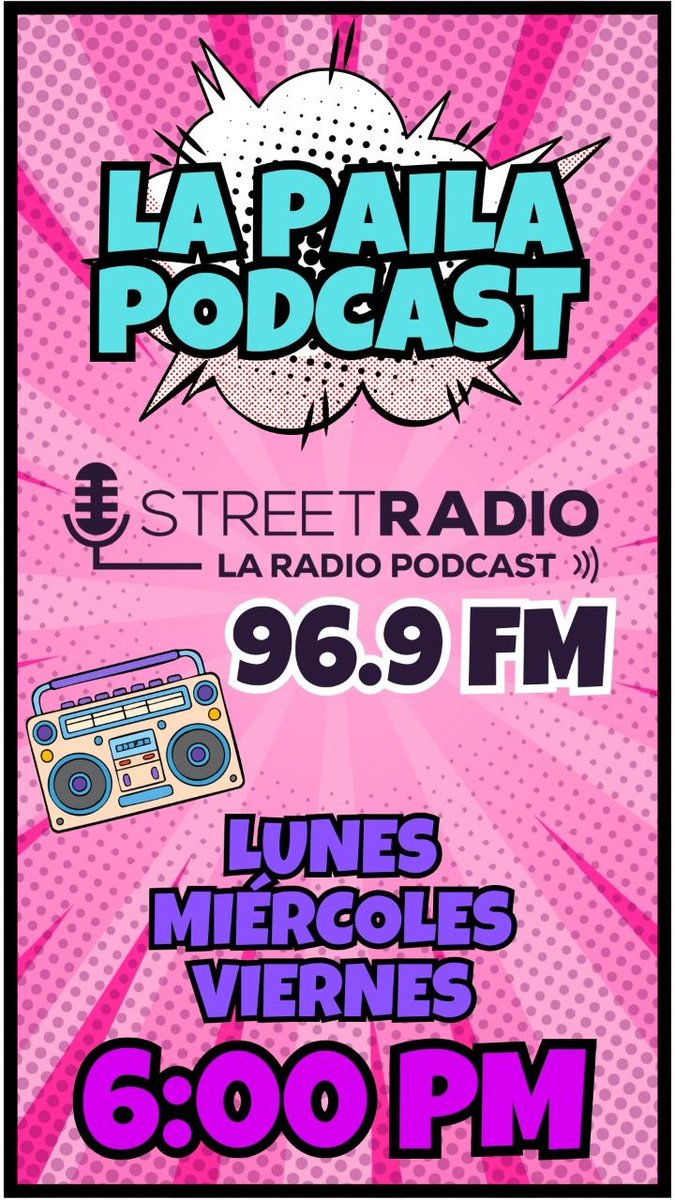 Hoy se prenden los fogones en StreetRadio con la nueva temporada de #LaPaila así que hoy a las 6pm sintoniza 96.9 FM en Caracas o síguenos en las redes para que no te pierdas el regreso de <a href="/CarollafraZK/">LLafrancis Colina</a> y <a href="/VICKYZOE/">Vicky🌻ⓩⓞⓔ🇻🇪</a> a las ondas hertzianas 📻🎧🎙️