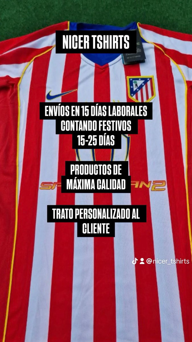 NICER_TSHIRTS's tweet photo. ℹ️INFORMACIÓN 𝐍𝐈𝐂𝐄𝐑 𝐓𝐒𝐇𝐈𝐑𝐓𝐒:
📩Guarda nuestro email: 
nicertshirtsinformacion@gmail.com
Instagram @Nicer_tshirts_

🅓🅔🅢🅓🅔 ❷⓿❷❶ 🅣🅡🅐🅑🅐🅙🅐🅝🅓🅞 🅟🅐🅡🅐 🅔🅛 🅒🅛🅘🅔🅝🅣🅔 🅨 🅢🅤 🅢🅐🅣🅘🅢🅕🅐🅒🅒🅘🅞🅝!
#nicer_tshirts #nicer https://t.co/m0jxMGhdw3