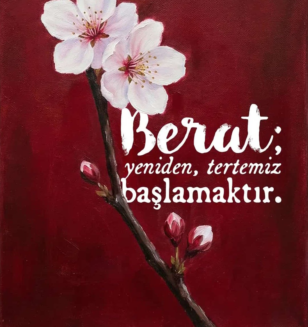 Niyetimizi hayırla mühürle Allah'ım.
Affınla kuşat,rahmetinle yıka.
Mübarek olsun...🤍🌸
#BeratGecesi