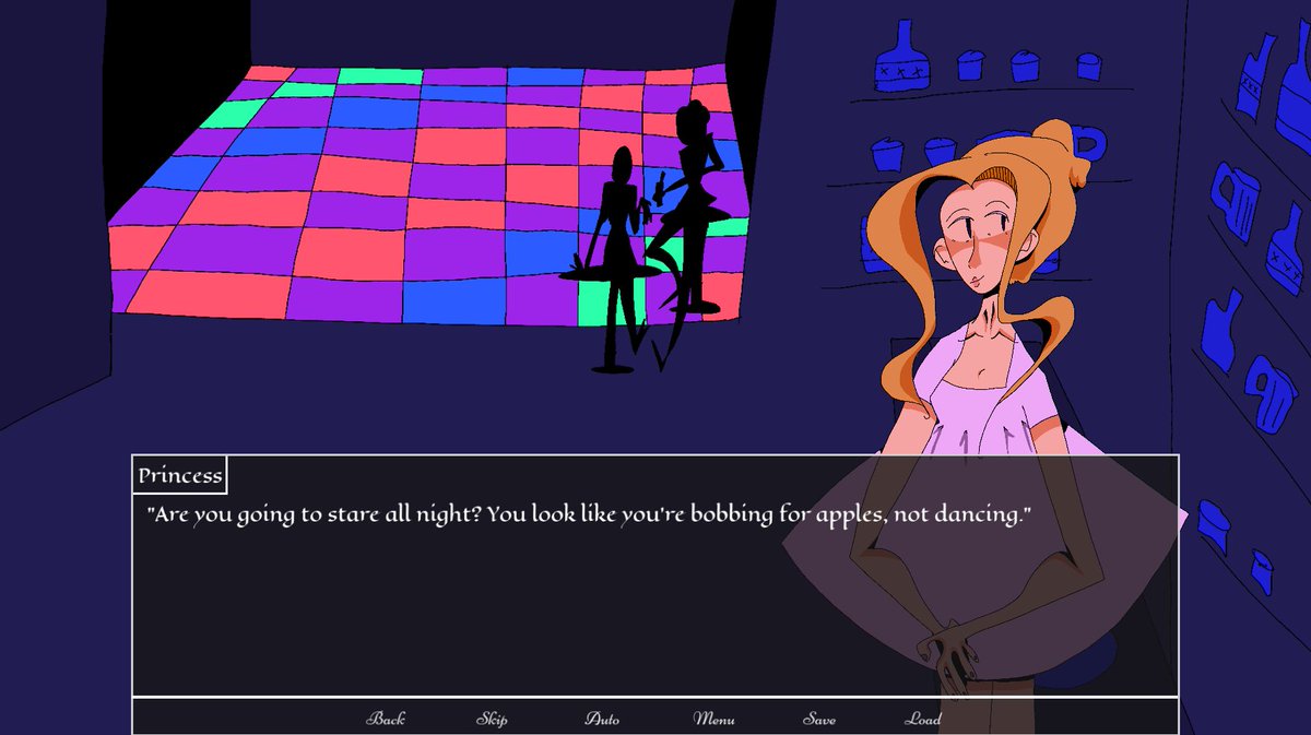 acemcspacee's tweet photo. producer notes:

this was made in one month for the sealed with a kiss game jam; there's a lot i wish i could have added, but this was so outside of my comfort zone i was just focused on getting it Done instead of perfect. it's just all motivation for what to do next project now. https://t.co/HaAddviTm1