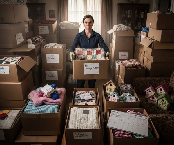 Mary Nelson.
"Je m'appelle Tracy. J'ai 42 ans. Je vide les maisons après le décès des gens.
Débarras de succession. Pas glamour. Les familles me contactent quand elles ne peuvent pas supporter de trier les affaires elles-mêmes.
J'ai tout vu. Maisons d'accumulateurs compulsifs.