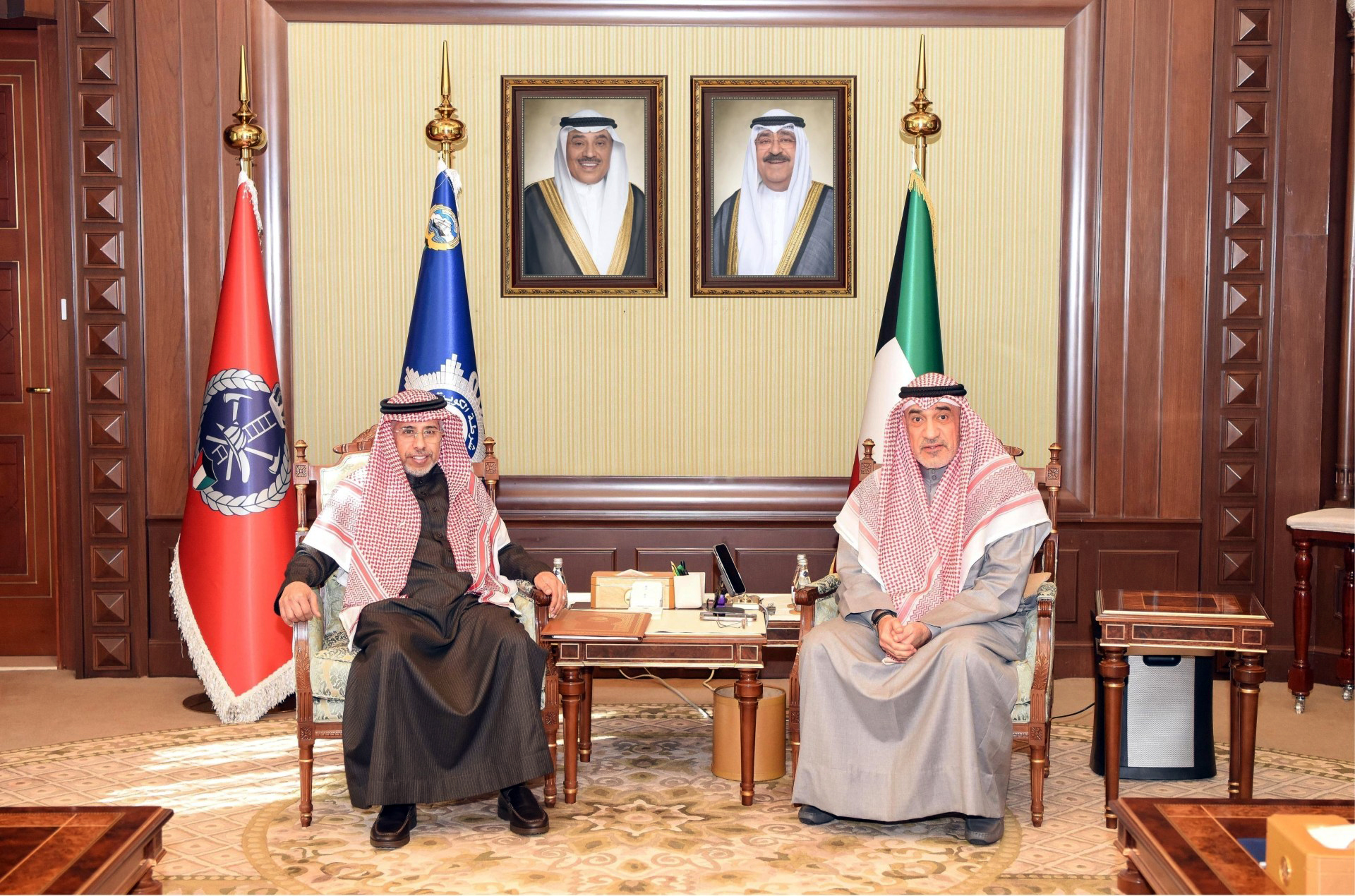 فهد اليوسف: تعزيز العمل الأمني العربي. تسلّم دعوة لحضور اجتماع وزراء الداخلية العرب. كومان: لـ الكويت دور ريادي في دعم العمل الأمني المشترك 