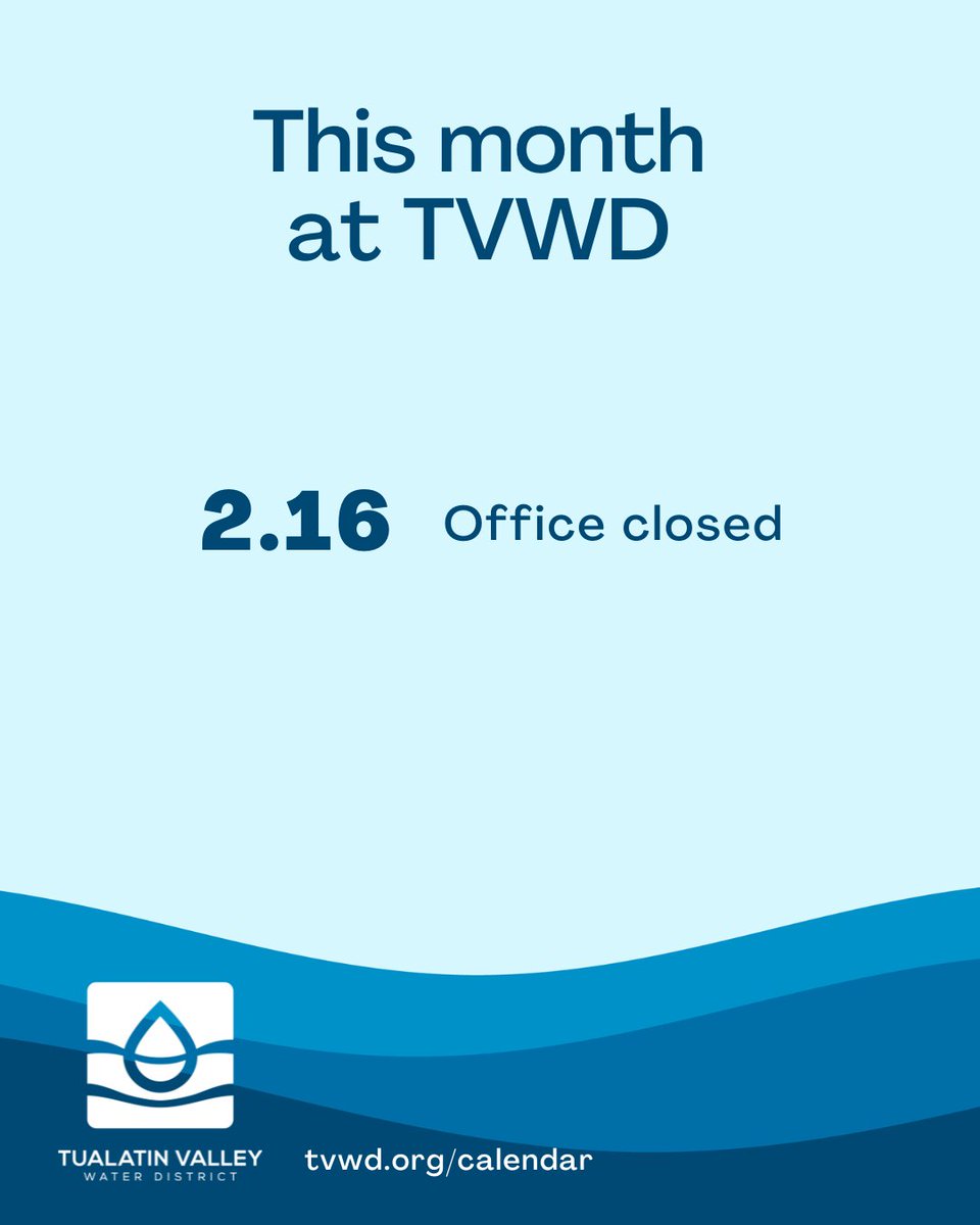 Tualatin Valley Water District tweet media