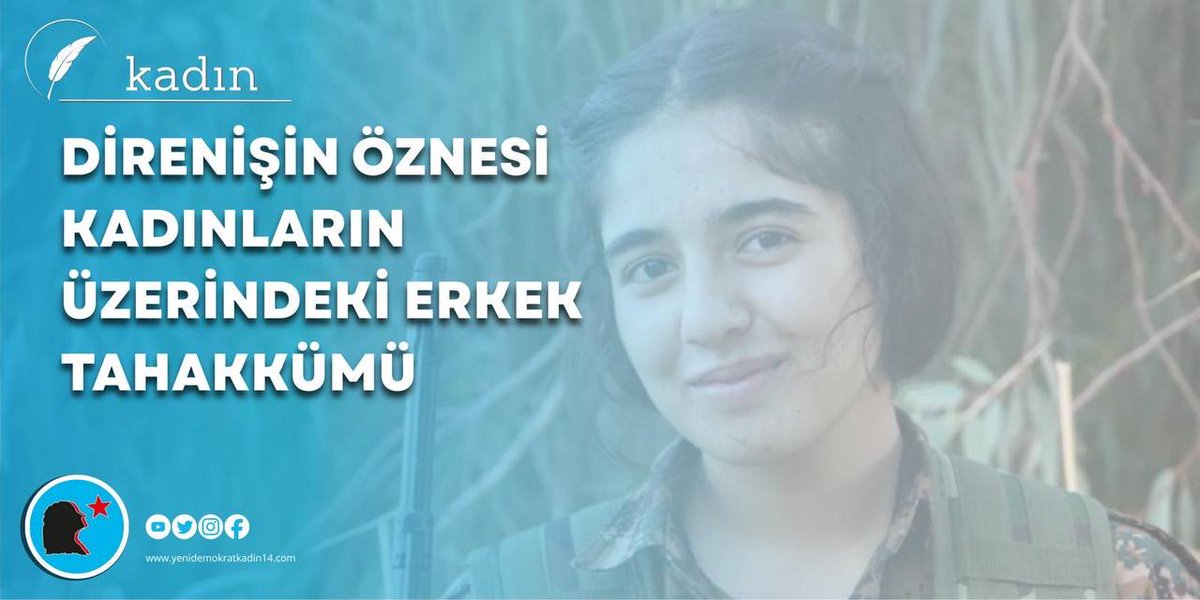 Direnişin Öznesi Kadınların Üzerindeki Erkek Tahakkümü

🖋️... "Kadınların, ölümü göze alarak mücadele etmesi, erkek egemen düzenin en büyük korkusudur. Çünkü bu tutum, zor yoluyla kurulan tüm tahakküm ilişkilerini anlamsızlaştırır."

yenidemokratkadin14.com/direnisin-ozne…