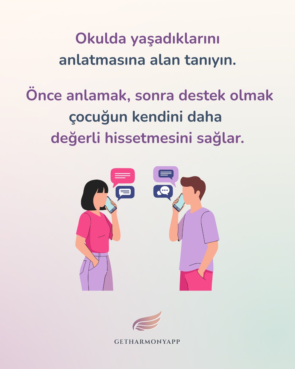 GetHarmonyApp's tweet photo. Yeni dönem için okul zilleri çaldı 🔔🏫📚 Çocuklarınızın hem daha başarılı, hem de daha sağlıklı bir dönem geçirmeleri için uzmanlarımıza kulak verelim 🎧

#yenidönem #okulaçıldı #okul #anne #çocuk https://t.co/RGI7W2DfMu