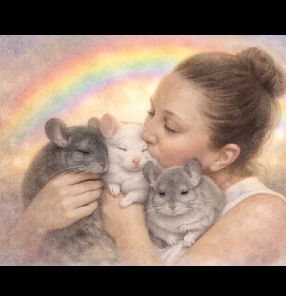 planetizzy7's tweet photo. Me and my chinchillas 🐾❤️ love #notfur #nonalafourrure #savetheanimals ##petrescue #animalist https://t.co/TascL38dr4