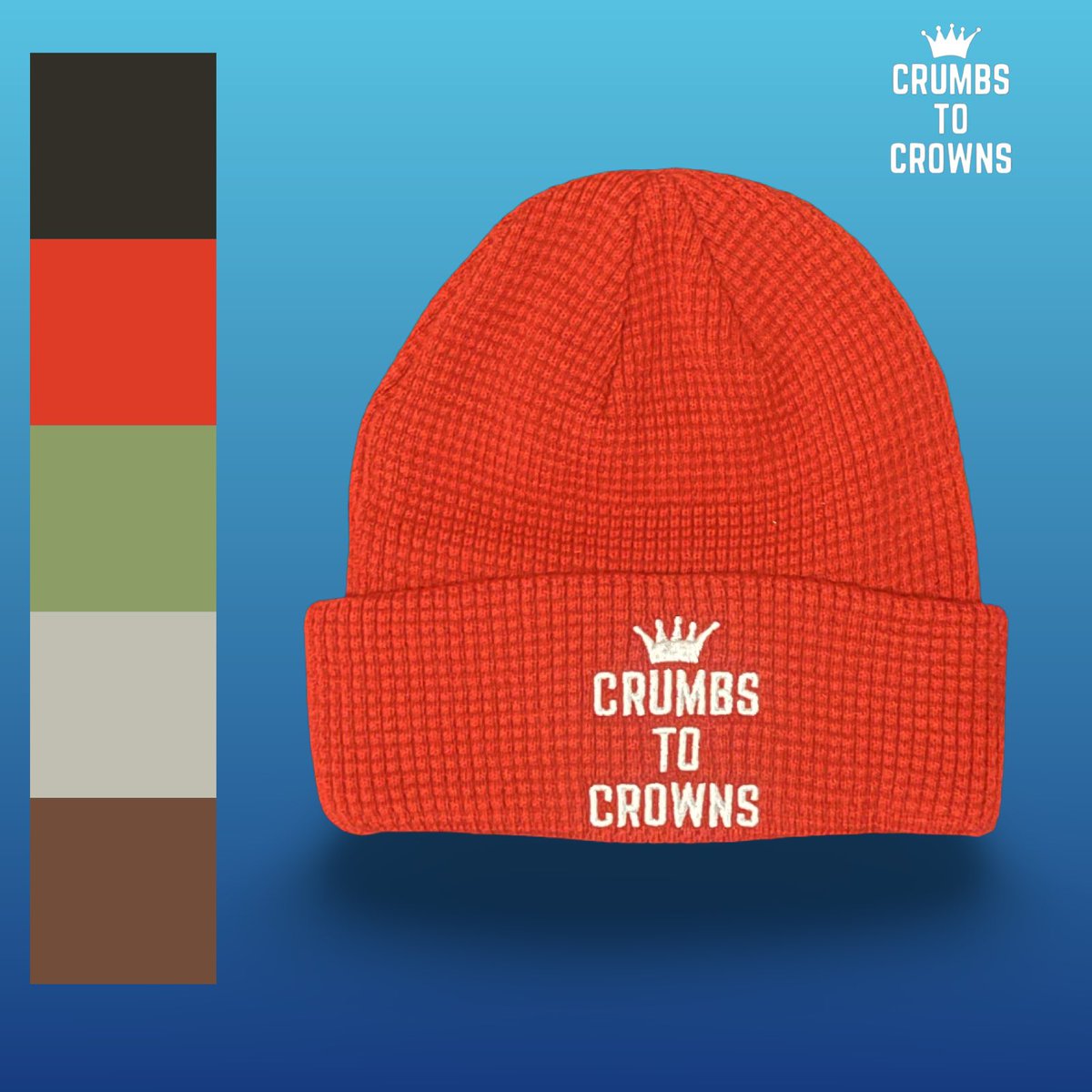 CrumbsToCrowns_'s tweet photo. Red waffle knit beanies are almost sold out ‼️👑 Get yours now at https://t.co/SnqiiFg4TU https://t.co/RhsxllOIQH