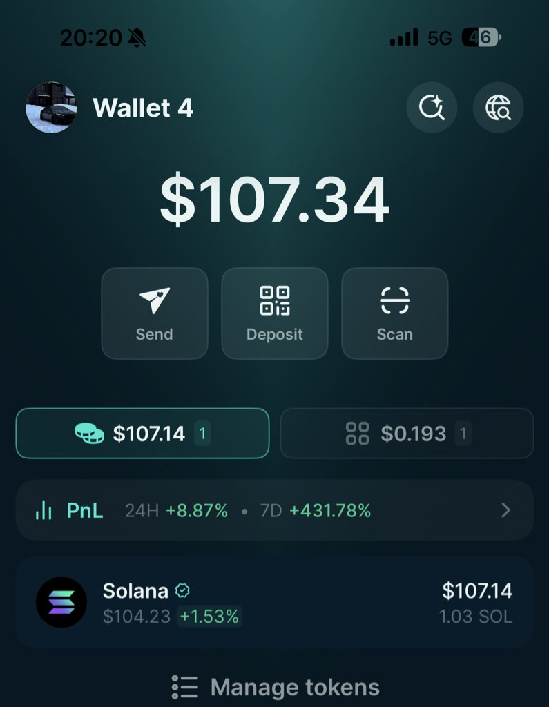 Starting 1 $sol to 10 $sol challenge 

Walk with me :)