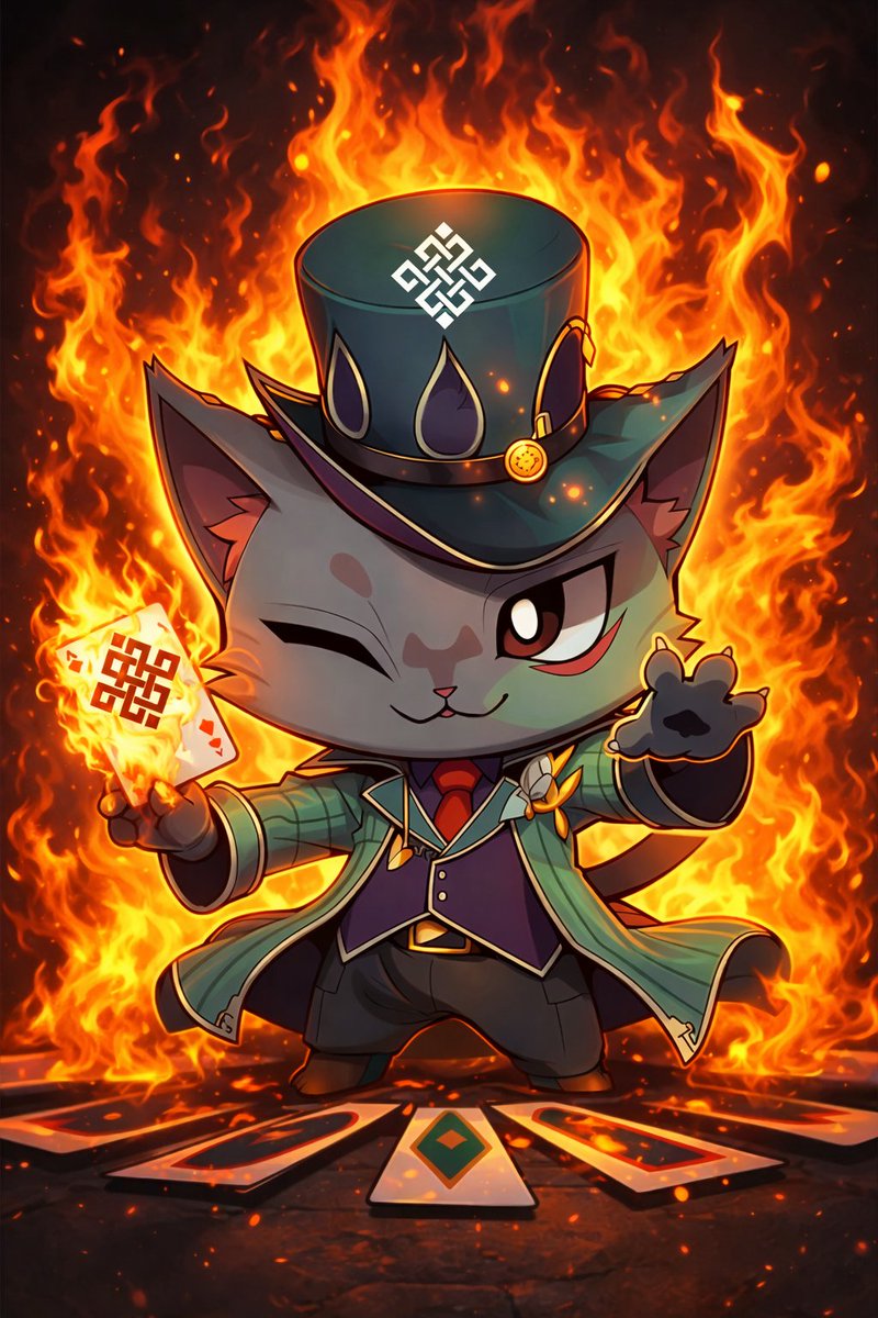 Good night all 
 fire with <a href="/ritualnet/">Ritual</a> 
Cards move luck burns 
Different style different game 
Only fire vibes on <a href="/ritualnet/">Ritual</a> .........