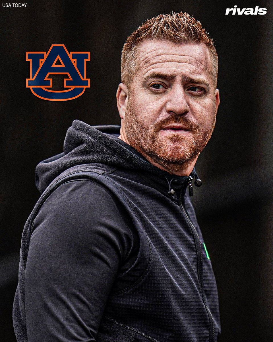 Rivals's tweet photo. NEW: Rivals’ @SWiltfong_ and @GregSmithRivals have logged expert predictions for Auburn and Alex Golesh to land an elite recruit🦅

View: https://t.co/Z2tXv9Wnvv https://t.co/eyR9De5zQR