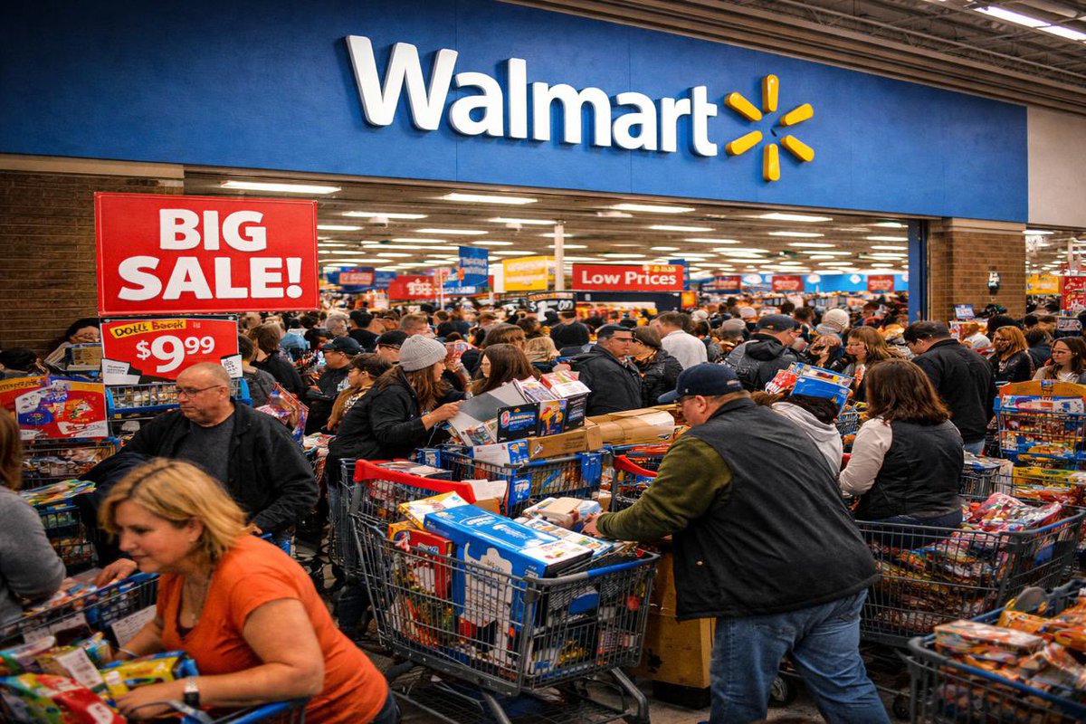 Наткнулась сегодня на такое интересное сравнение:

Когда Walmart (крупнейшая сеть магазинов в США) делает распродажу - люди скупают всё подряд.

Но когда рынки падают и активы дешевеют - толпа бежит в страхе…

Хотя именно такие моменты и называют настоящей «распродажей».

📉