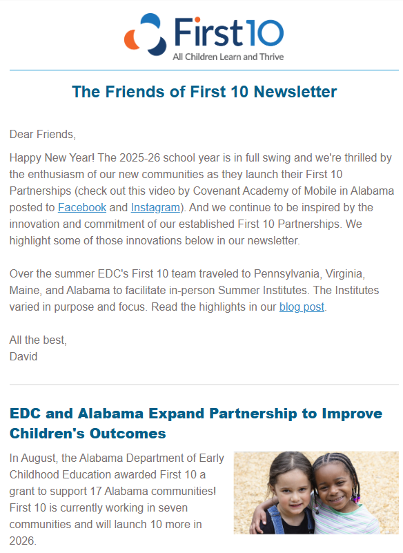 First 10 Network tweet media