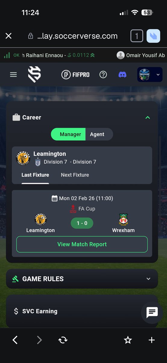 HISTORY MADE. 🏆⚽️
LEAMINGTON SHOCK WREXHAM IN THE FA CUP 🔥
The moment belongs to Polish wonderkid Adrien Pryzborek 🇵🇱✨
ONE goal. ONE upset. A night that will live forever.
Undefeated in the league. Now FA Cup giant-killers.
This is Leamington. This is Soccerverse
#Soccerverse