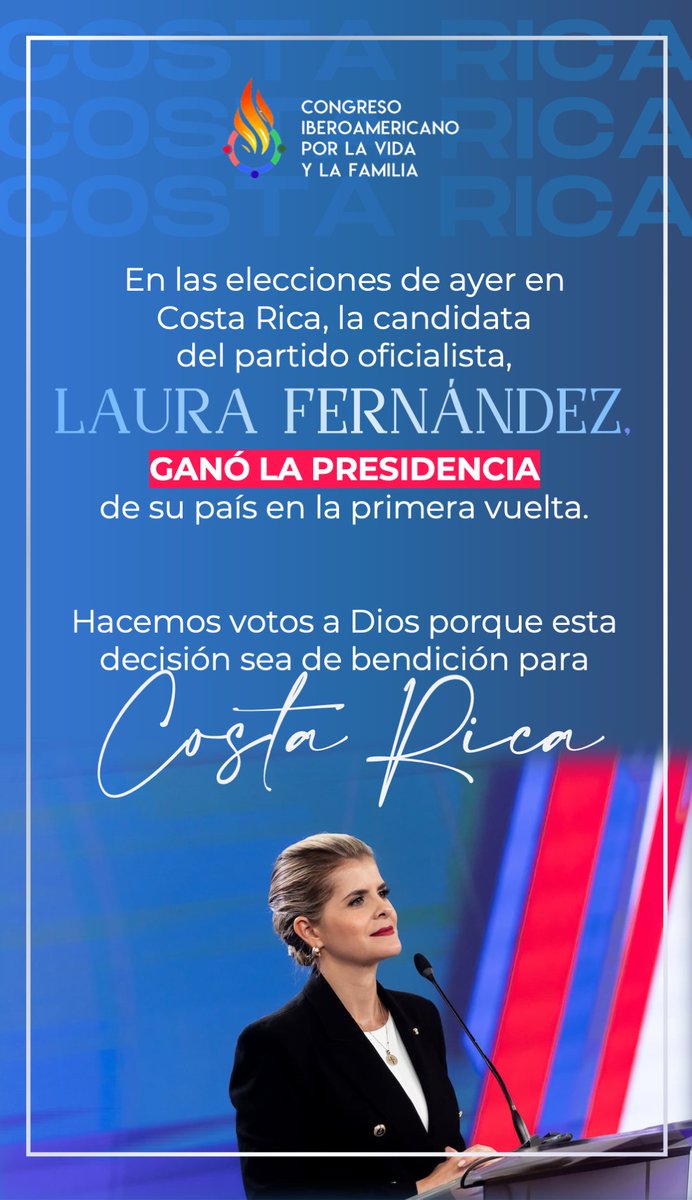Ayer Costa Rica, vivió su jornada de electoral en la que resultó electa abrumadoramente la candidata, Laura Fernandez, del partido oficialista y quien se asume de derecha y pro vida.