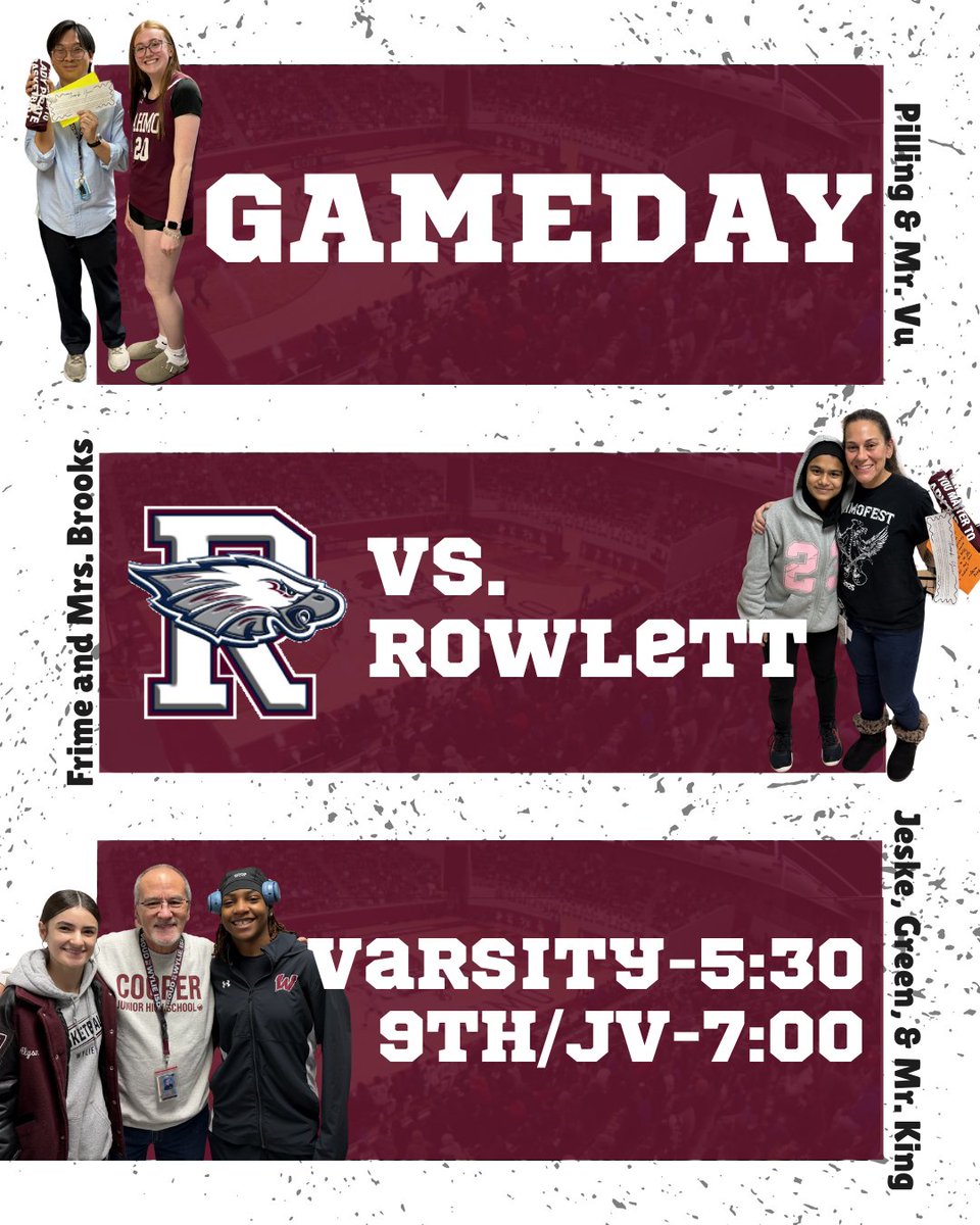 wyliegirlsbball's tweet photo. 𝙸𝚝'𝚜 𝚃𝙴𝙰𝙲𝙷𝙴𝚁 𝙰𝙿𝙿𝚁𝙴𝙲𝙸𝙰𝚃𝙸𝙾𝙽 𝙽𝙸𝙶𝙷𝚃 🧑‍🏫

🆚 Rowlett Eagles
🕟 Varsity- 5:30pm
🕕 9th / JV- 7:00pm
📍 Montgomery Center

#MAKEaSTATEMENT #AHMO 🏴‍☠️ https://t.co/vMjWECIz7P