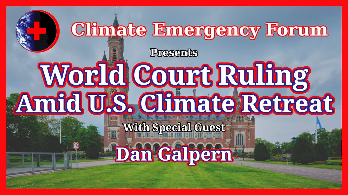 Climate Emergency Forum tweet media