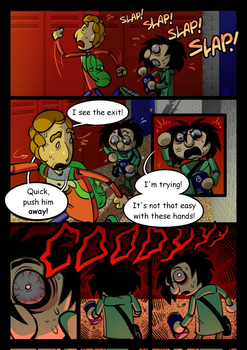 #BaldisBasics

Basics in Losing Sanity - "Be brave or keep behaving"
(1/7)

//TW: Blood