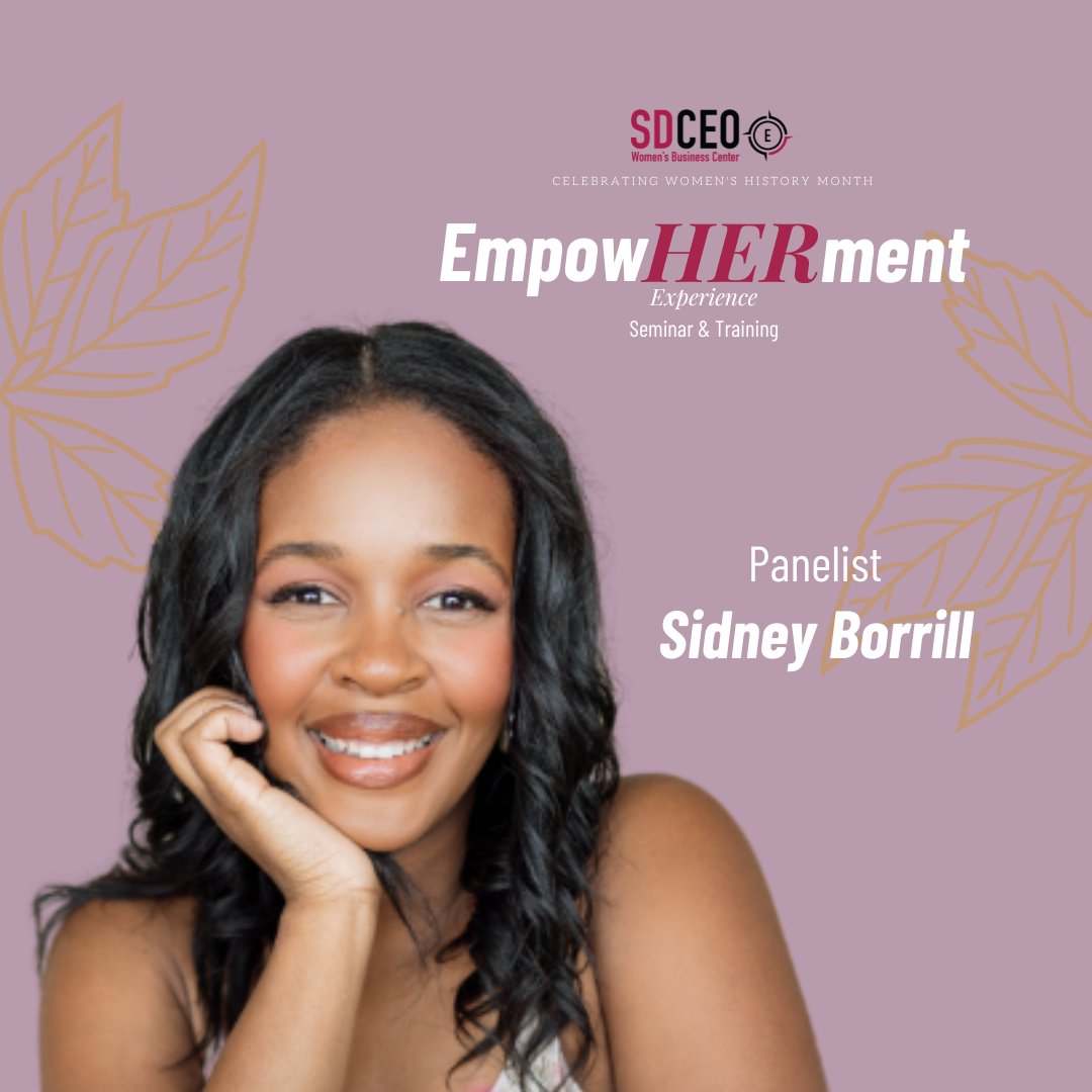 ✨ Panelist Spotlight: Sidney Borrill ✨
As the founder of Wynn and Wonder, she brings that same intention to the way people come together.
👉 Register here: sdceo.ecenterdirect.com/events/1019225