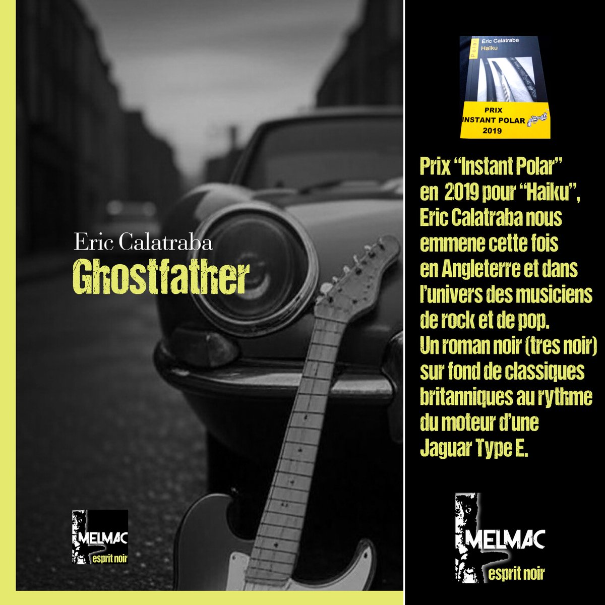 Polar. Rock. British. Romantique. Dramatique. Sombre.
Jaguar Type E et guitares électriques.