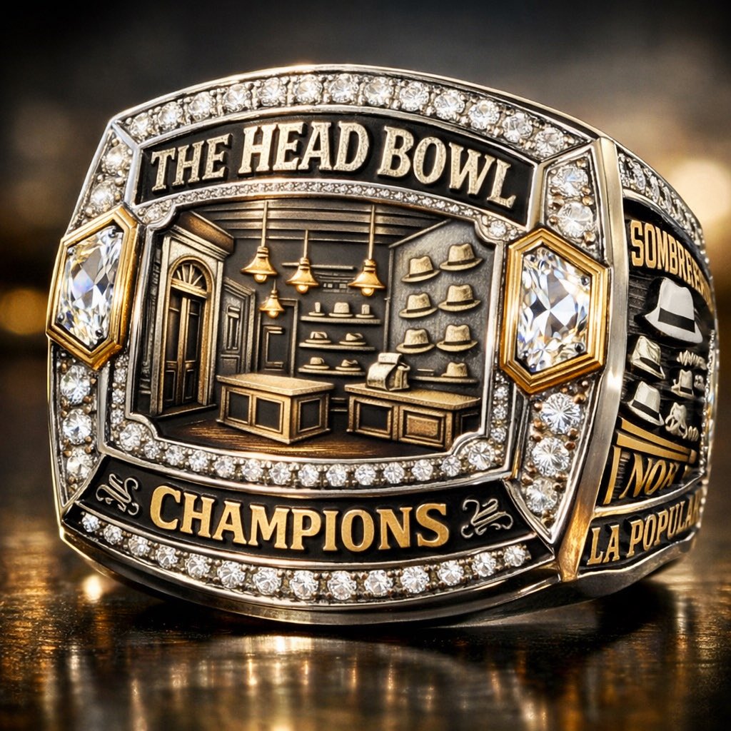 ¿Quien ganará este año el anillo de campeonato de #TheHeadBowl?

¿El #TeamSombrero o #TeamCachucha?