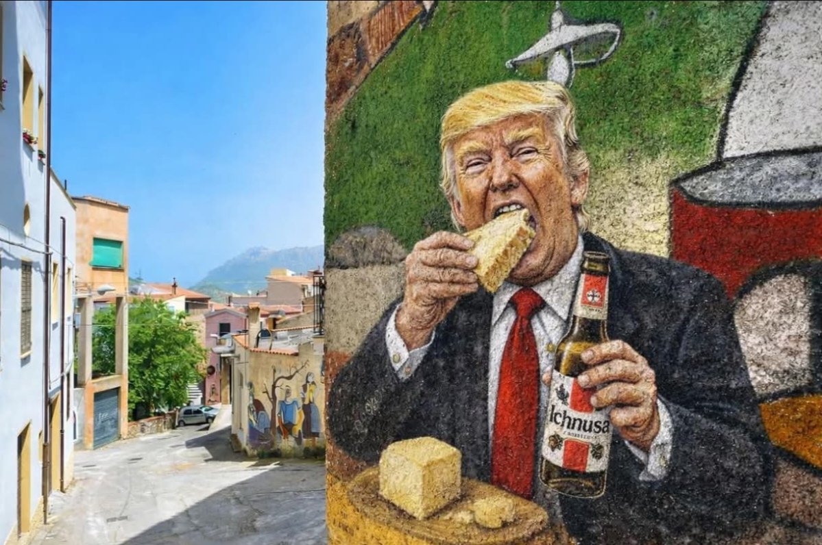 PilloleRoma's tweet photo. #orgosolo
#Sardegna
#Trump https://t.co/4Jh07DvPGH