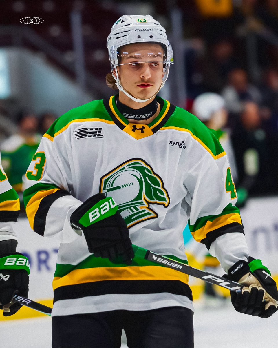 LondonKnights's tweet image. Ryan Brown's 6 game pts streak: 6G, 5A, 11PTS

#NHLDraft