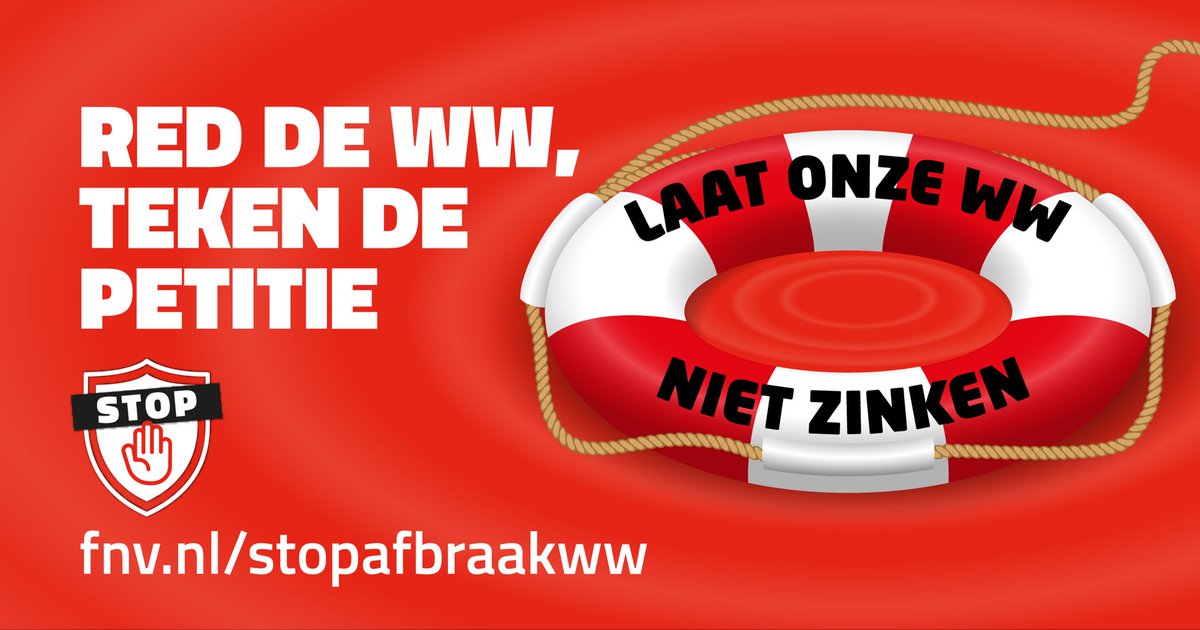Het kabinet Jetten wil zekerheid van alle werknemers afnemen. Mensen die hun baan kwijtraken of arbeidsongeschikt raken zullen sneller in armoede terecht komen.

Stop de afbraak van onze WW. Teken de petitie!
#LaatOnzeWWNietZinken #StopAfbraakWW #WW #WIA app.sosha.ai/s/89KJCkKz