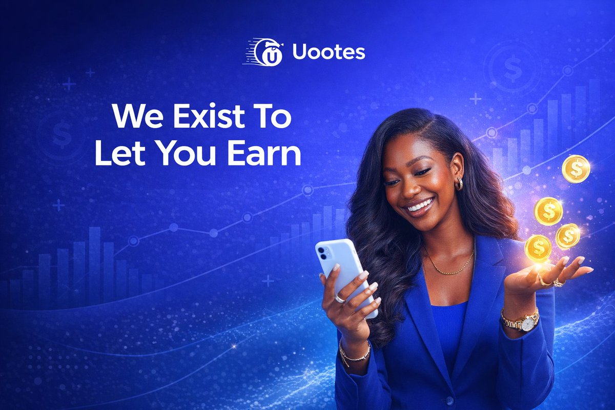 Uootes_tech's tweet photo. Not noise. Not hype.
Just value.
Uootes exists to let you earn. 🚀
#LetYouEarn #Uootes https://t.co/hId4gfzhN1