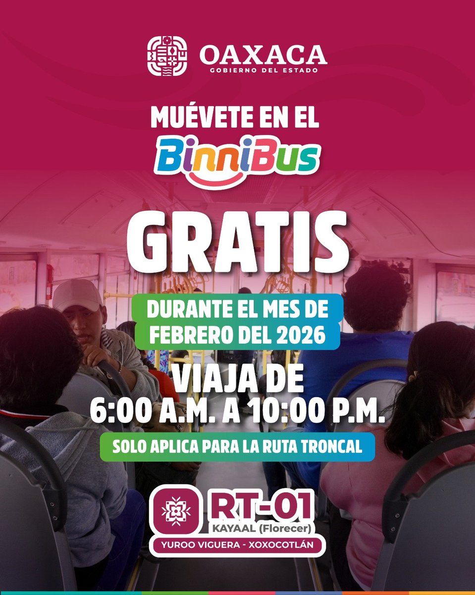 rotativooaxaca's tweet photo. El Sistema de Transporte Colectivo Metropolitano @BinniBus #Oaxaca informó que en enero operó 15 rutas, con un total de 122 unidades, logrando trasladar a 1 millón 164 mil 961 personas, lo que representa un promedio diario superior de 37 mil. 1/5 https://t.co/m8xz8nvdcb