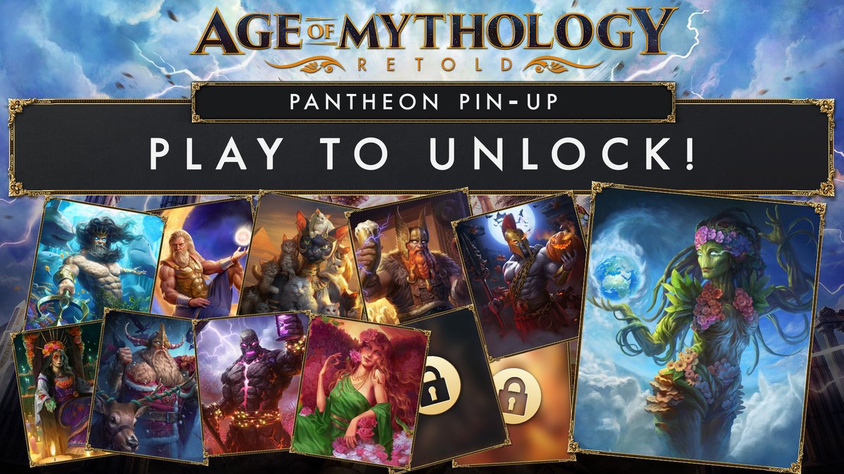 Ageofmyth's tweet image. Well done, Heroes! Aphrodite's new portrait is yours, and it's time to prepare for #EarthDay. Complete weekly objectives before March 1st to unlock a new portrait for Gaia! 🌎

Play as the Atlanteans in #AoMR this month and help your fellow Heroes push toward 100% completion!