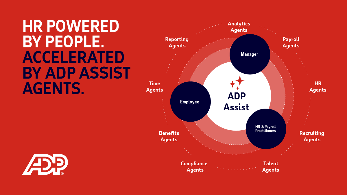 KevNeale523's tweet photo. ADP Assist Agents are purpose-built to simplify and improve tasks across HR and payroll so you can get back to the people-focused work you love. Learn more about how ADP is delivering powerful, practical AI.
https://t.co/T4bN3sSynS https://t.co/wzVtN2YUXQ