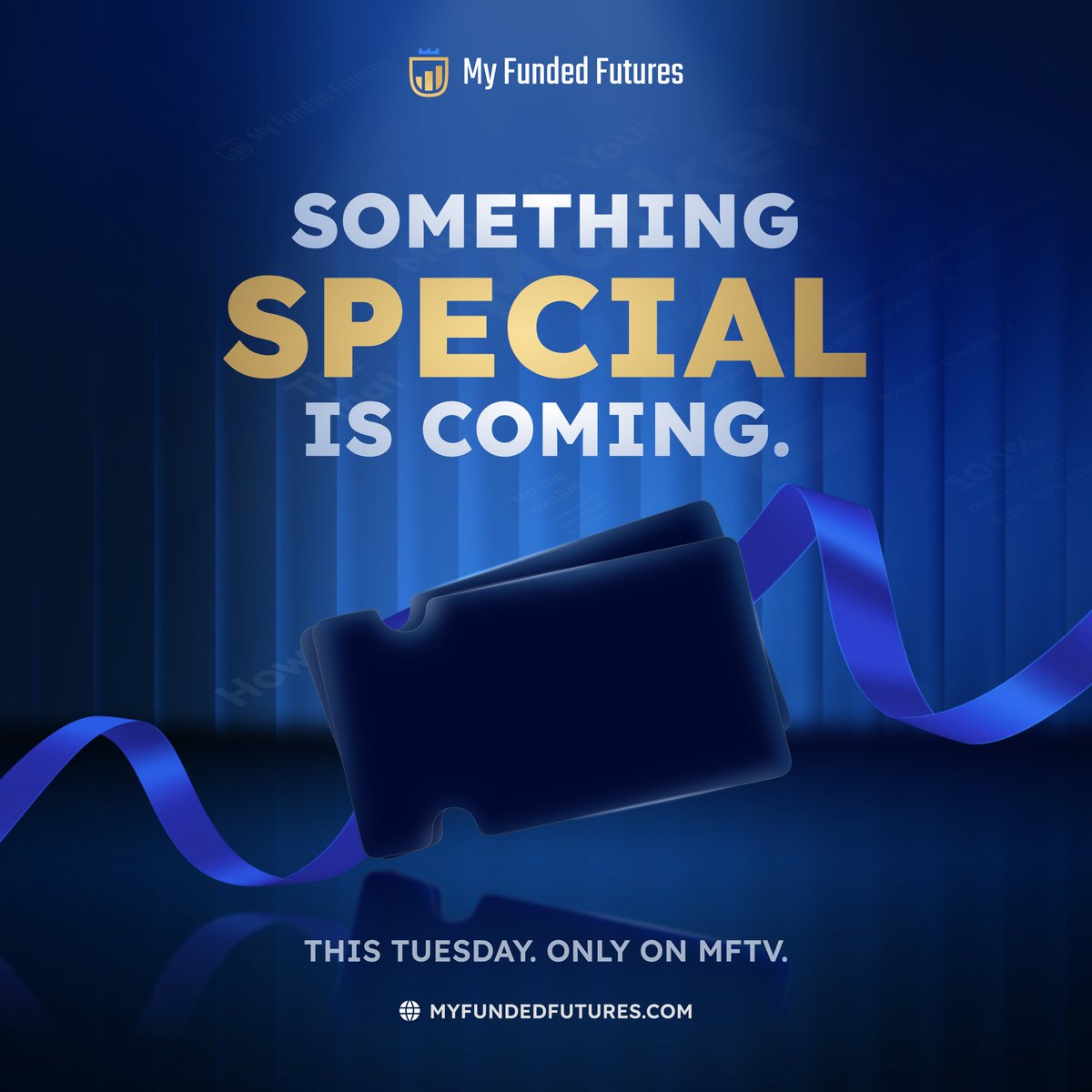 MyFundedFutures's tweet photo. Something special is coming to MFTV tomorrow at 10AM ET 👀

Tune in live for updates and community Q&amp;A
🚨👉 You must be subscribed to our YouTube channel to be eligible.

📺 Watch here: https://t.co/jc3uSBK0zz https://t.co/VP7tpGygVS