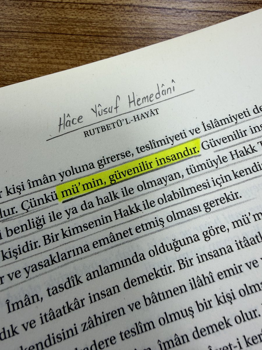 Mü’min, güvenilir insandır.