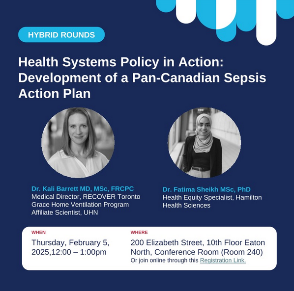 ActionOnSepsis's tweet photo. Join Drs. Kali Barrett and Fatima Sheikh on a session on building a Pan-Canadian Sepsis Action Plan.

📍Feb 9, 2026 9:00 AM PST 
🗓️Register here to join virtually: https://t.co/mJLUXxFPVP https://t.co/bpO4s10zSD