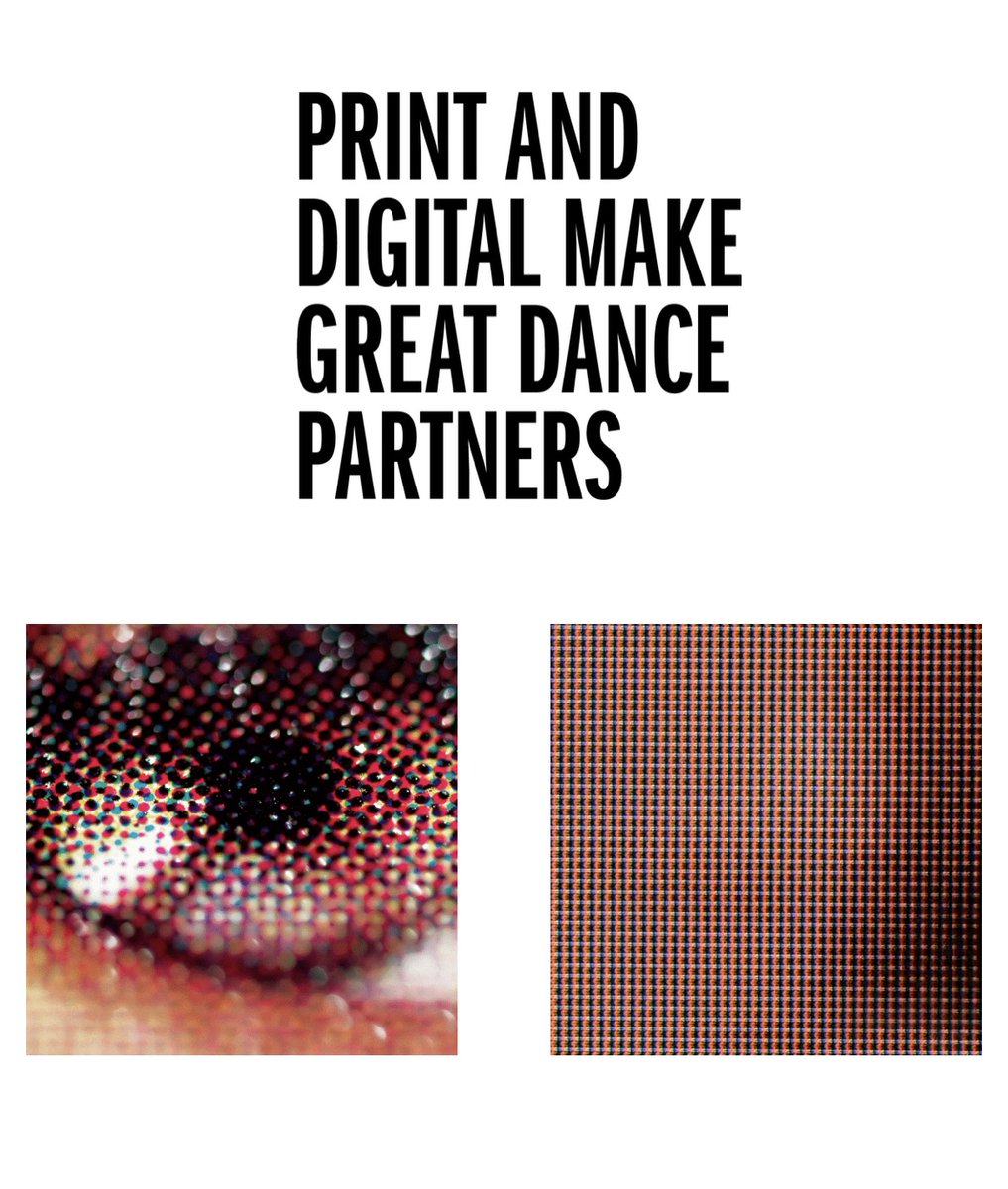 #Print &amp; #digitalmedia make great "dance partners". Now, #AI is joining the dance!  The synergy blends tactile, lasting nature of physical materials with the immediate, interactive reach of digital channels. The common thread? #Qualitycontent.
Learn more ow.ly/BpcS50Y7OM7