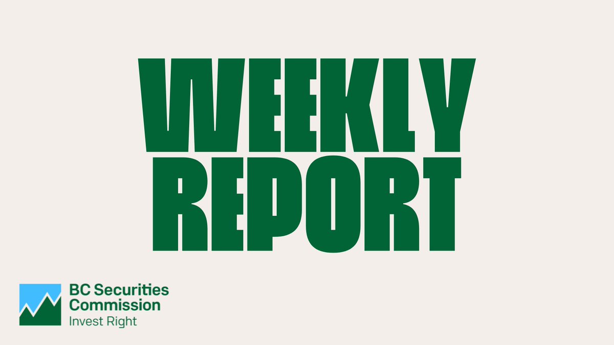 BC Securities Commission (BCSC) tweet media