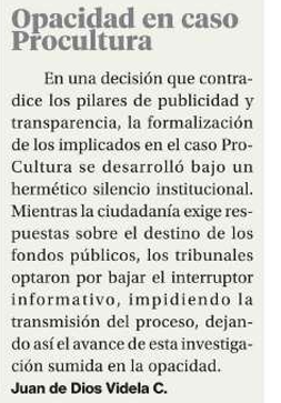 PapinoMatus's tweet image. En @La_Segunda 

🔴👉¿Por qué el Caso #Vivanco lo hacen público: Prensa, TV, audios, etc., y el Caso #Procultura donde está imputado Claudio @Orrego es privado, sin prensa ni TV?

🟡👉Hay privilegios en el @PJudicialChile @ANMMcl @fiscalesdechile @FiscaliaRegionX @FRANTOFAGASTA