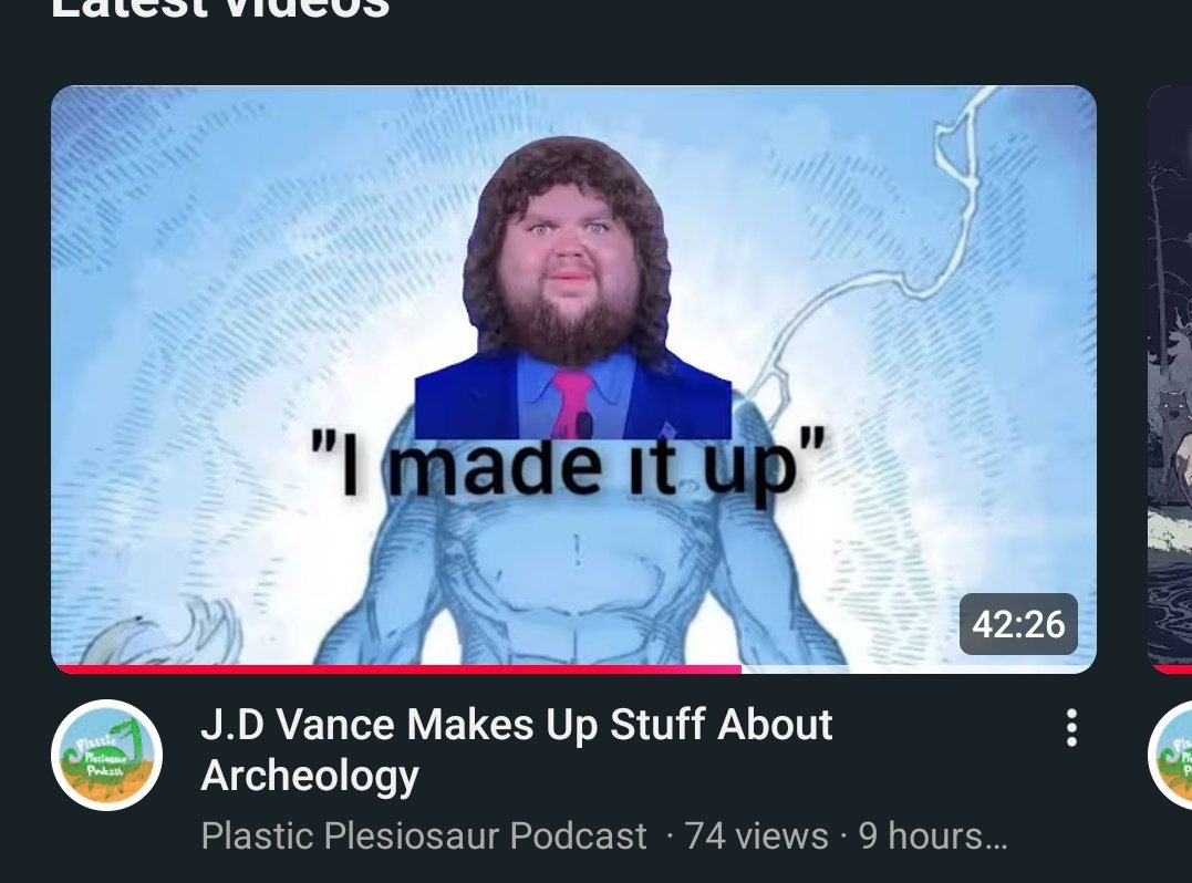 New Plastic Plesiosaur Podcast video segments are up on YouTube.