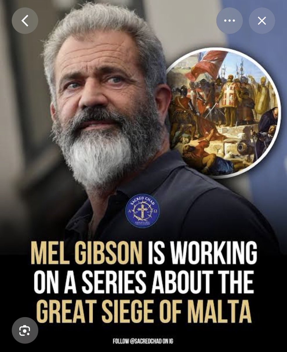 CChambers911's tweet photo. @MarioBojic His next project about the 1575 Great siege of Malta is going to be one of the biggest movies of all time! https://t.co/5wpiLJd006