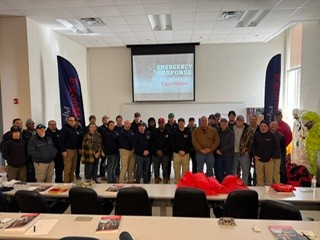 MSFireAcademy's tweet image. t was cold and windy, but they came out and trained nonetheless! Another great class with Exxon Mobil Pipeline Company. #MSFA