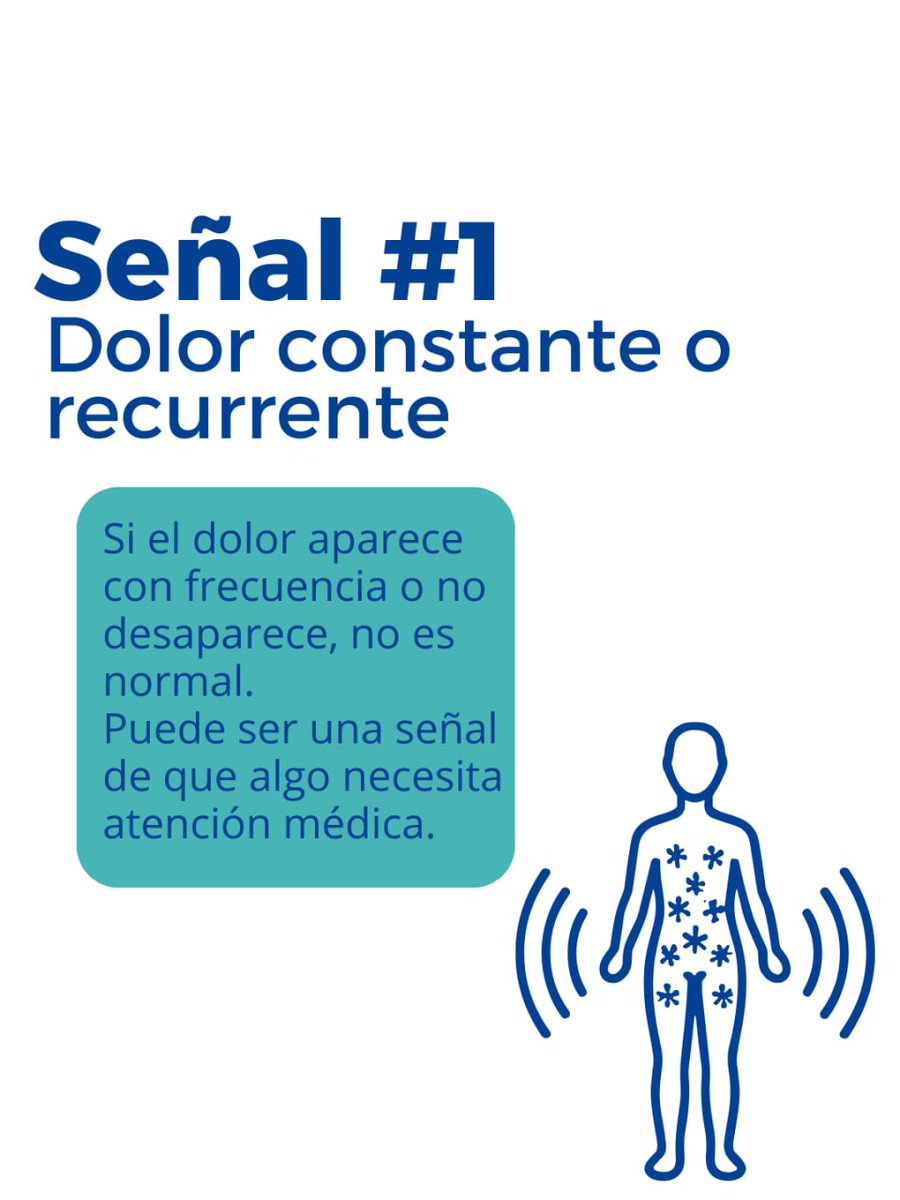 Centro_SJM's tweet image. Tu cuerpo siempre envía señales cuando algo no está bien, y aprender a escucharlas puede marcar la diferencia 🧠💙. Fatiga constante, dolores persistentes, cambios en el sueño, pérdida de apetito o molestias frecuentes no deben normalizarse.

#SaludIntegral #ChequeoMédico