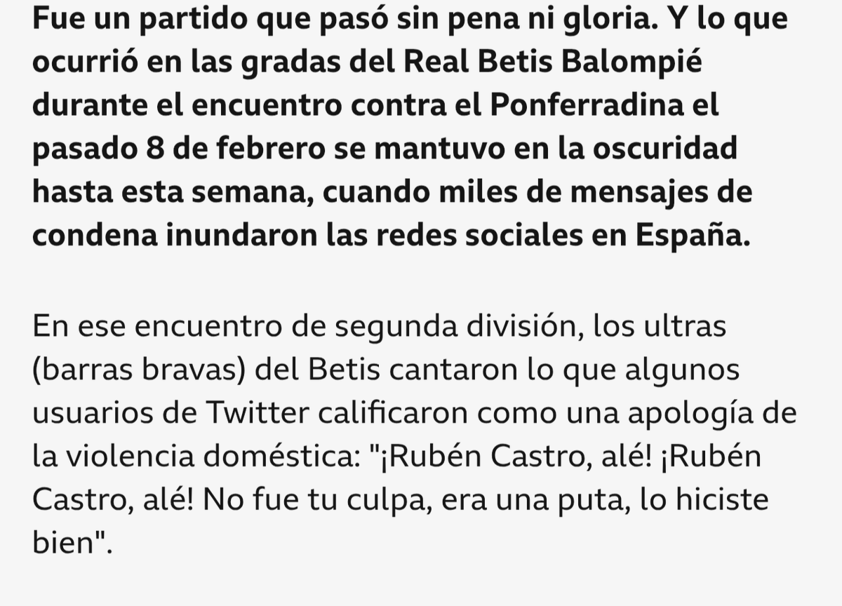 Resulta llamativo que la afición del Betis acuse de racismo a la afición valencianista por el cántico a Abde cuando el estadio del Betis fue cerrado por cánticos racistas a jugadores del ATH e hicieron cánticos llamando puta a la mujer de Rubén Castro. 
Lecciones las justas.