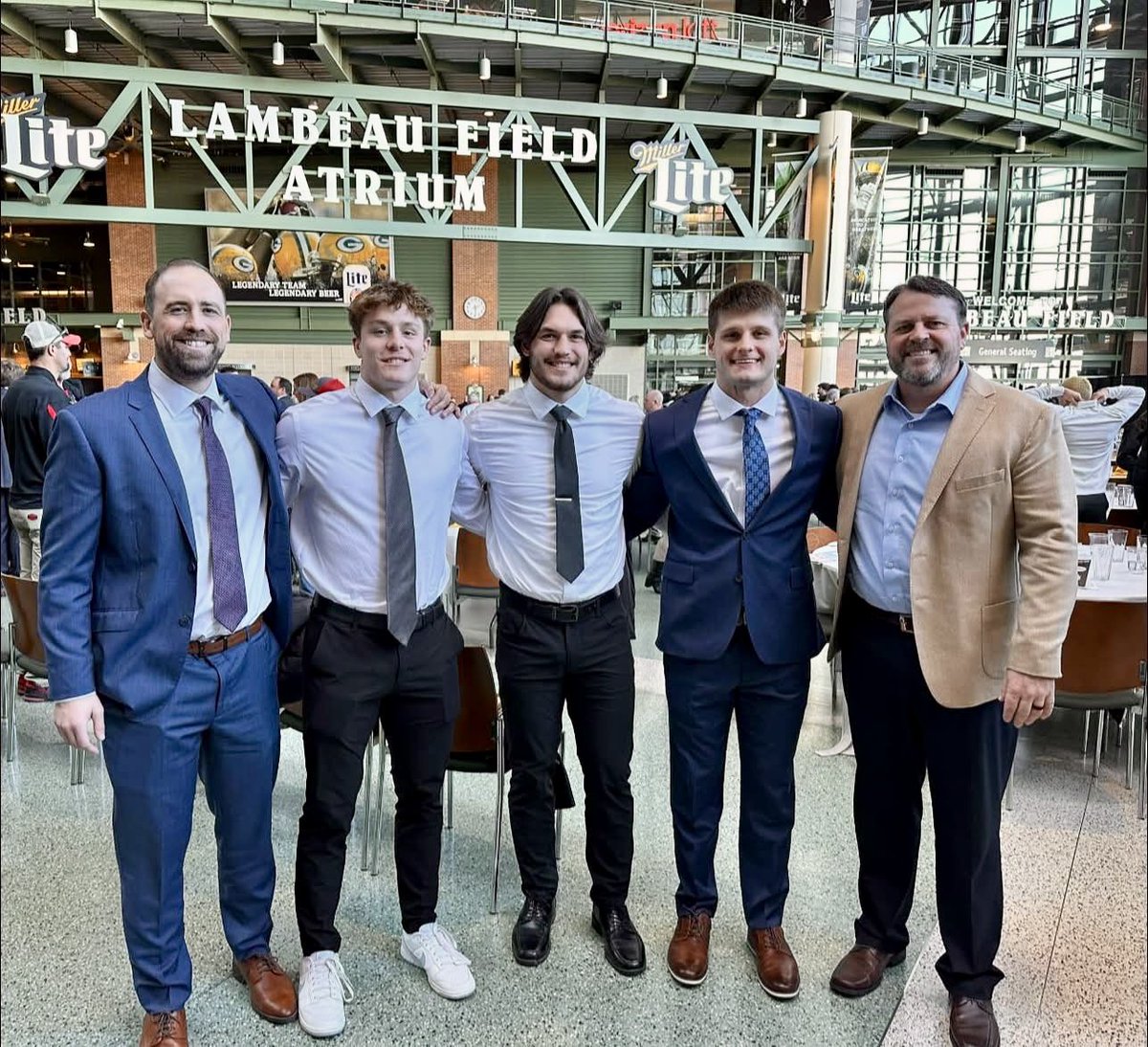 The standard, recognized. ⭐️

The WFCA and <a href="/packers/">Green Bay Packers</a> honored our program at the All-State Banquet at Lambeau Field. Congratulations to Taylor Sussner (Newcomer), Gage Timm (DPOY), Kaleb Blaha (OPTY), Coach Matheson (ACOTY), and Coach Walker (COTY).

#falconfootball