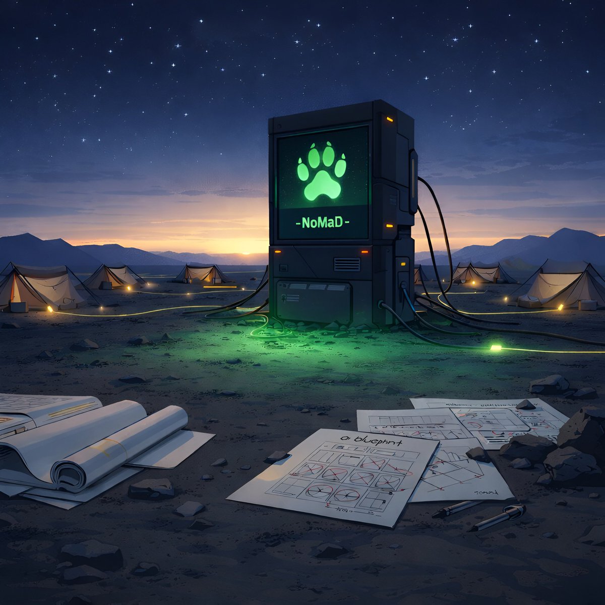 NomadWolfClan's tweet photo. Builders wait for permission. Nomads don’t. https://t.co/io32yVdUIt