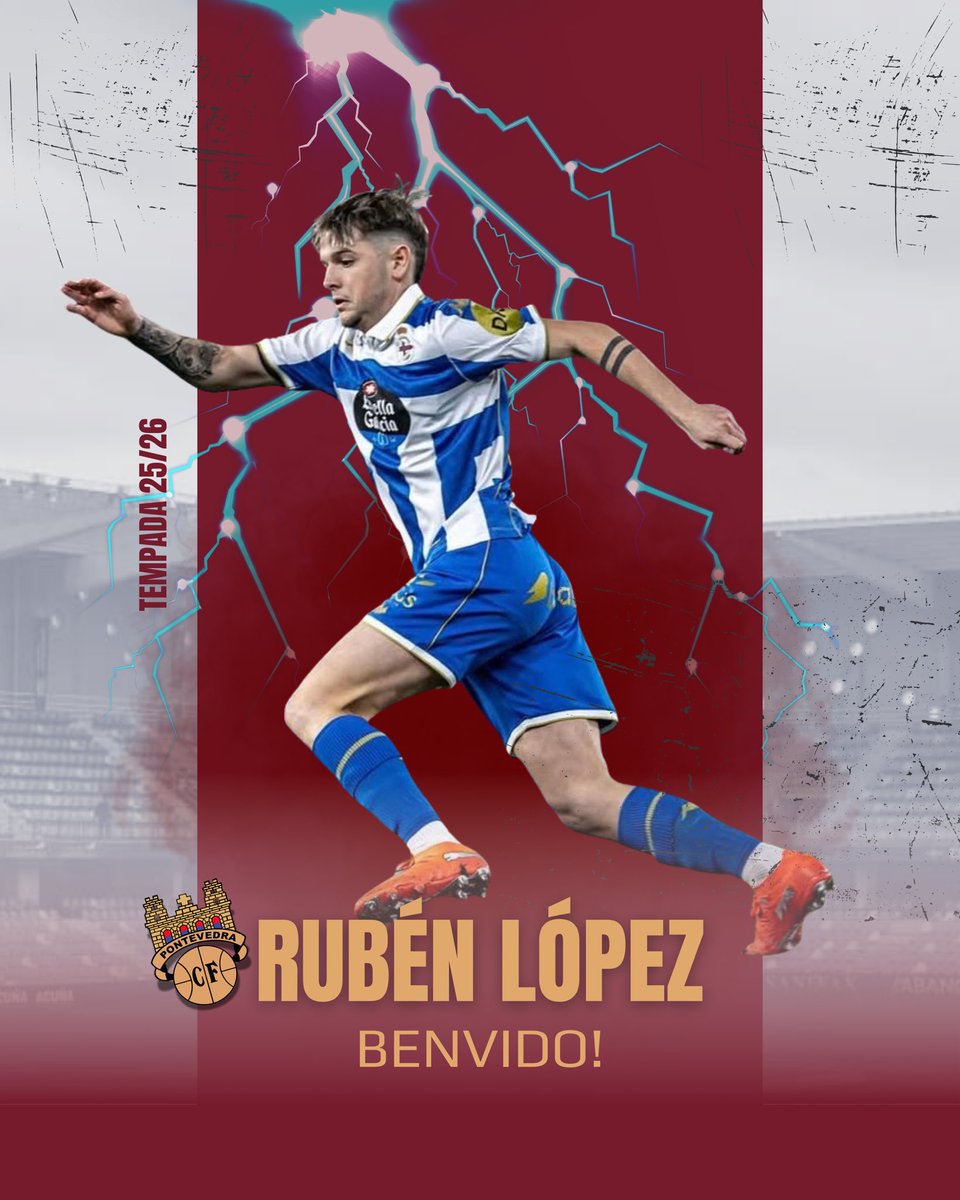 𝐎𝐅𝐈𝐂𝐈𝐀𝐋 ✍️ | Rubén López é novo xogador do Pontevedra CF 🆕

Chega cedido do RC Deportivo ata final da tempada 💥⚽

Talento, xuventude e calidade para a medular 💫

Benvido a Pasarón, <a href="/rubeen_lpzz/">Rubén López</a> ! ♥️

#𝐆𝐑𝐀𝐍𝐀𝐓𝐄®️♥️
#PrimeraFederacion | #VersusELearning