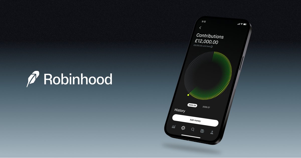 StockMKTNewz's tweet photo. Robinhood $HOOD announced today it's launching stocks &amp; shares ISAs (individual savings accounts) for Robinhood UK 🇬🇧 customers https://t.co/VQz4eMC78G