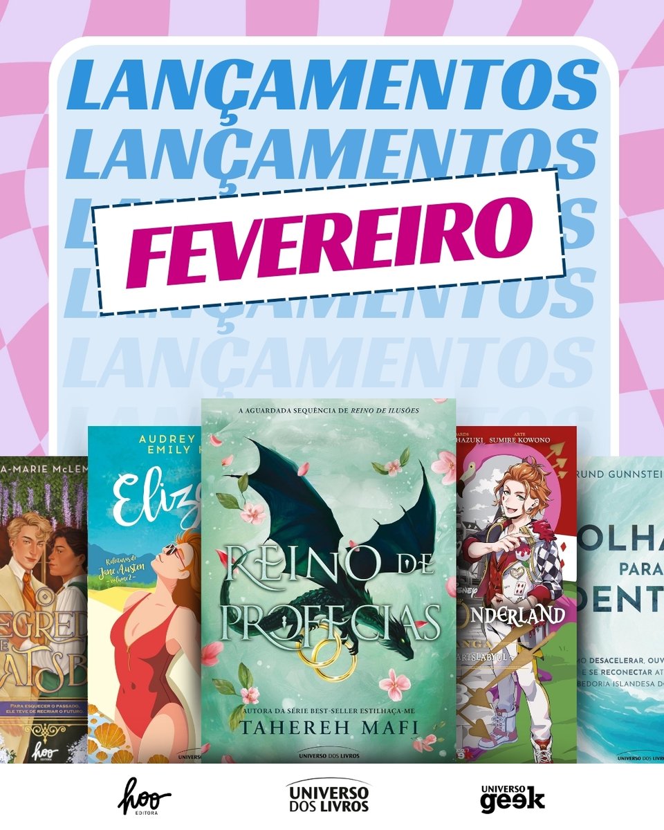 🌟 BEM-VINDO, FEVEREIRO!

Vocês pediram livros incríveis para começar o ano, então venham comigo conhecer os lançamentos da Uni que chegam às livrarias este mês! 👇