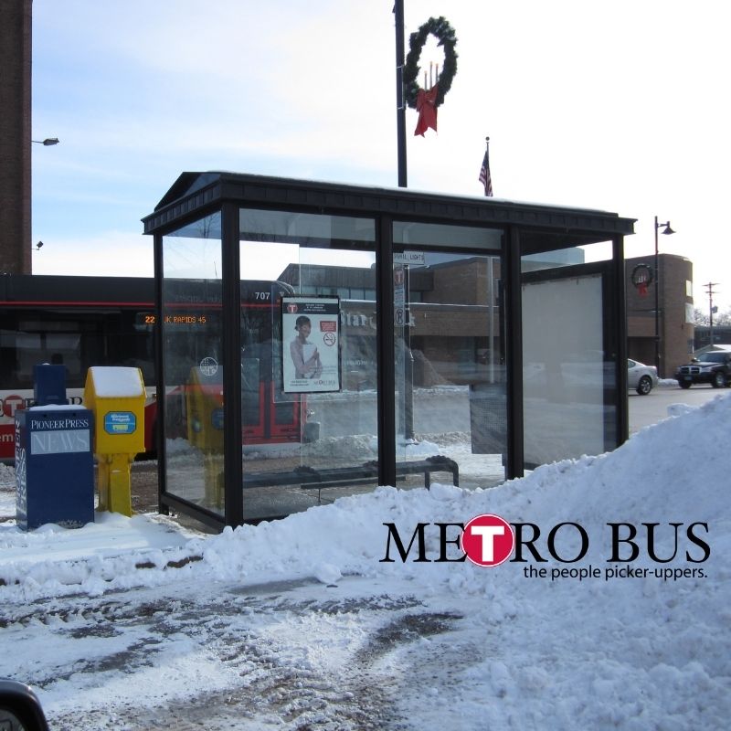 Did you know #MetroBus has over 70 shelters and benches that are continually maintained? So far this winter that means (countless) scoops of snow for our Maintenance crew! Shoutout for all their hard work.