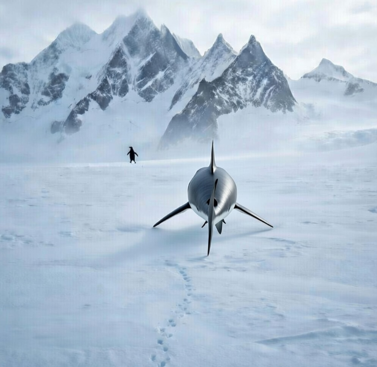 $SHARK s eat $PENGUIN s 🦈