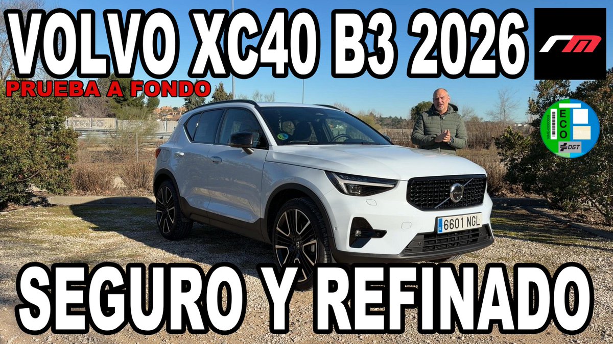 AGuzmanLo's tweet image. Probando el Volvo XC40 B3 MHEV, muy equilibrado. Motor mild hybrid suave, empuja bien en el día a día, cómodo en carretera y muy equipado, a la última en seguridad y tecnología. Puro sentido común. youtu.be/Is8nGBNQWYY
#VolvoXC40 #XC40B3 #MildHybrid #SUV @volvocares